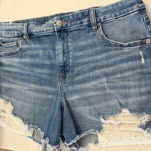 American Eagle Outfitters Light Blue Jean Shorts